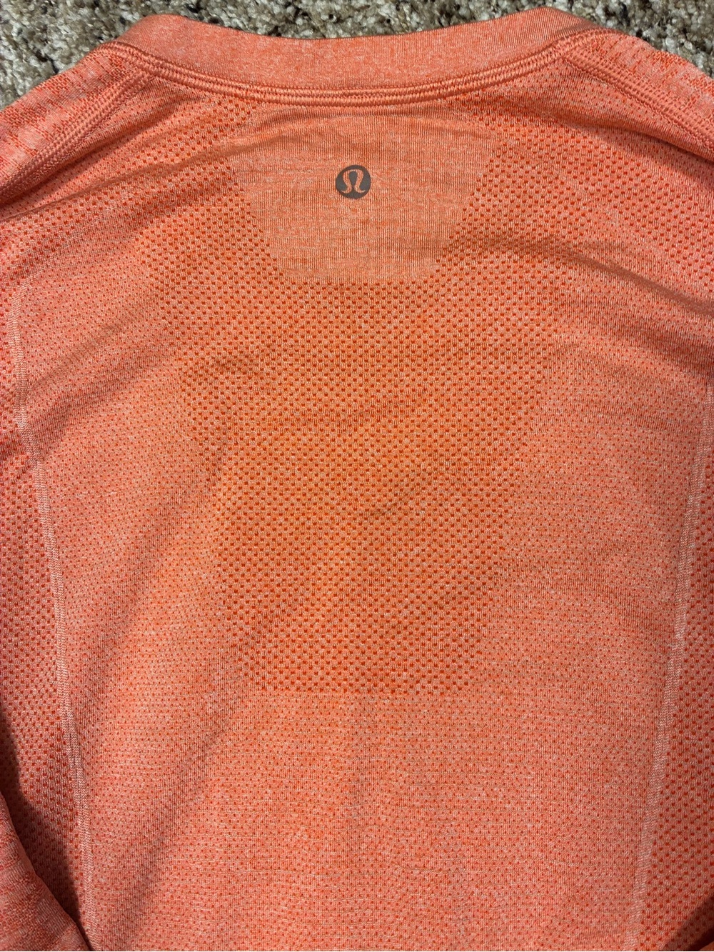 Lululemon Mens Metal Vent Tech Long Sleeve Tee Heathered Duck Sauce - Picture 15 of 15